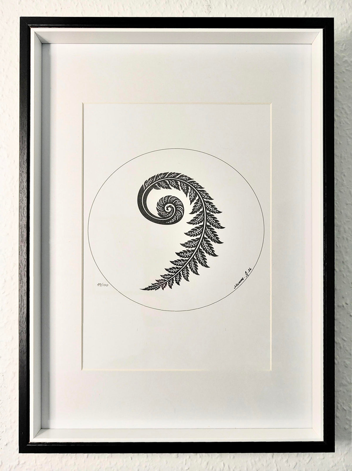 Te Kōrero O Te Tipuranga - Koru Print