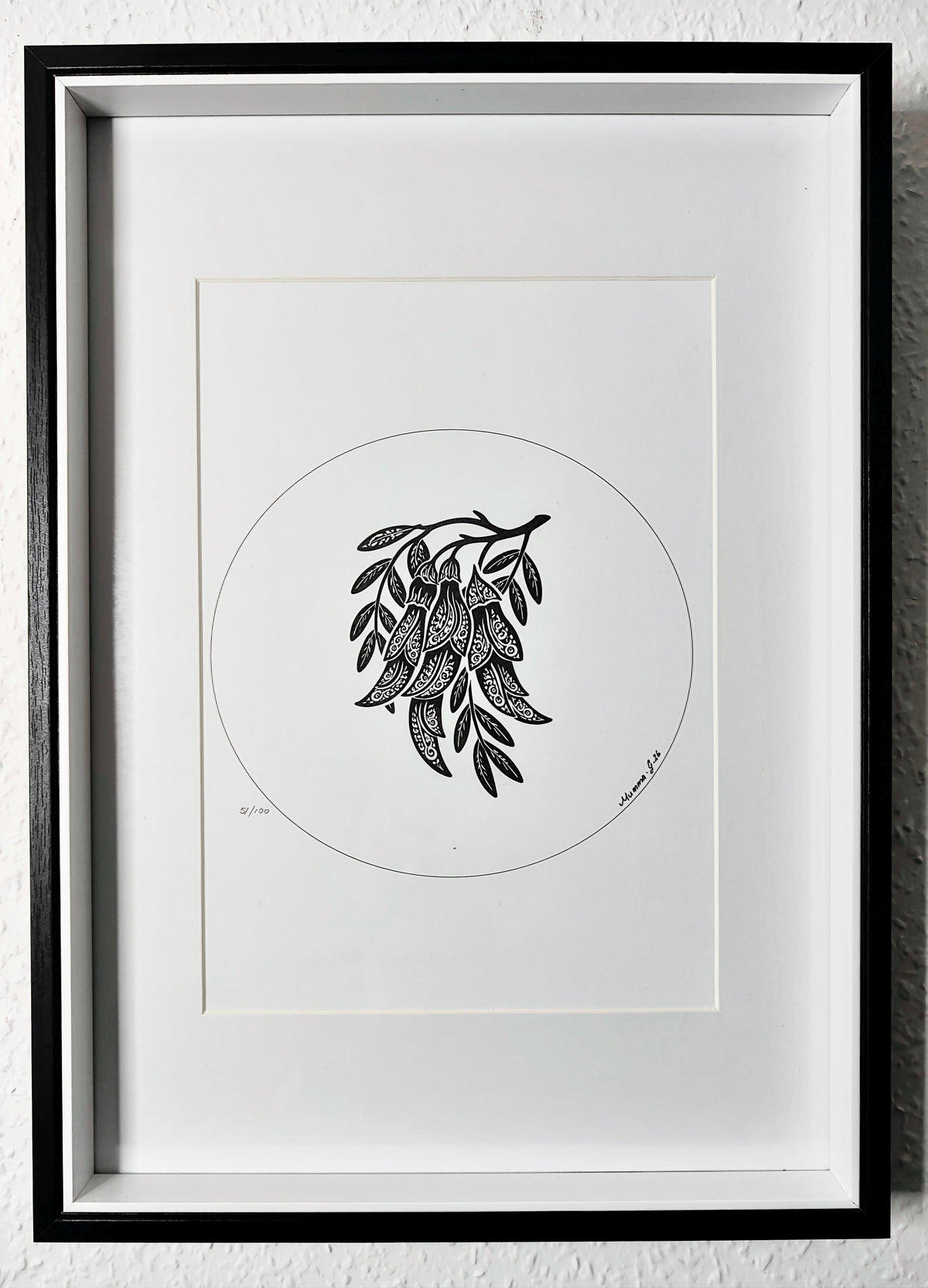 Te Kōrero O Te Māia - Ngutu Kākā Print