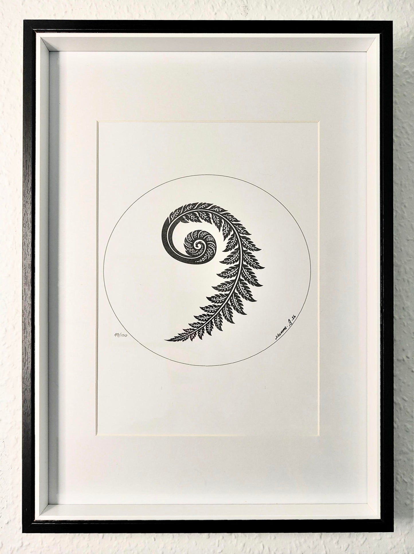 Te Kōrero O Te Tipuranga - Koru Print