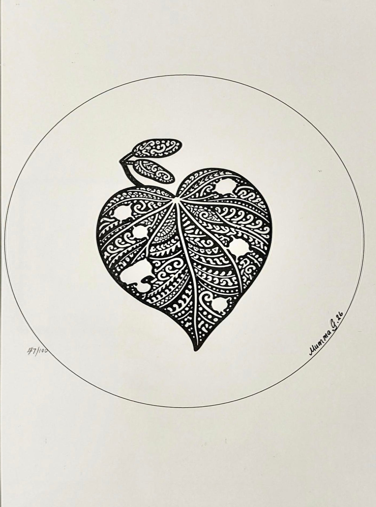 Te Kōrero O Te Aroha - Kawakawa Print