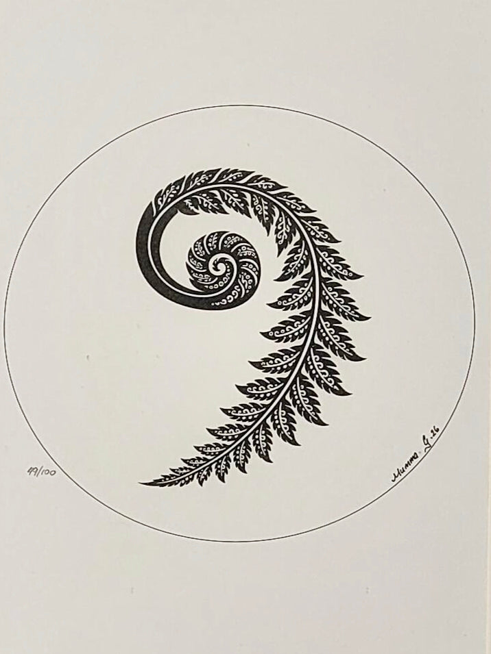 Te Kōrero O Te Tipuranga - Koru Print