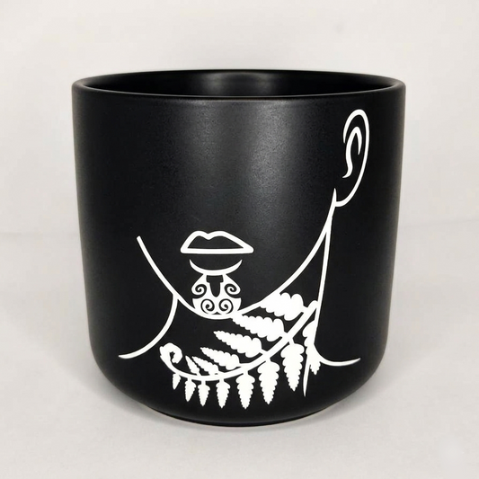 Ipu Mana Wāhine – Moko Kauae Plant Pot